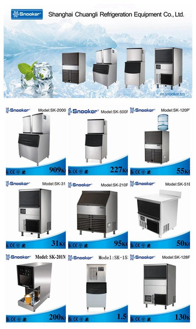 PE Material Ice Storage Bin Bruket for Ice Machine Ice Srotage 125kg